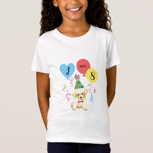 Birthday Party Balloons Speelgoed Podle T-shirt (Voorkant)