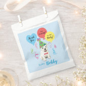 Birthday Party Balloons Westie Favor Bag Bedankzakje (Geknipt)