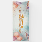 Birthday party banner (Verticaal)