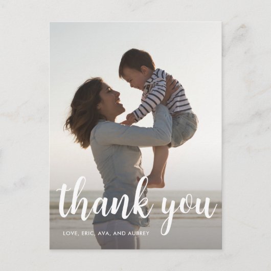 Birthday Party Bedankt voor het script Volledige f Briefkaart (Voorkant)