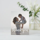 Birthday Party Bedankt voor het script Volledige f Briefkaart (Staand voorkant)