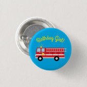 Birthday Party Birthday Girl Button (Voorkant /achterkant)