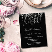 Birthday party Black Silstar budget nodigt