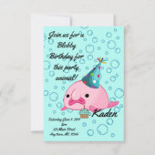 Birthday Party Blobfish Kaart (Voorkant)