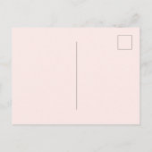Birthday party blush roze goudballonnen uitnodiging briefkaart (Achterkant)