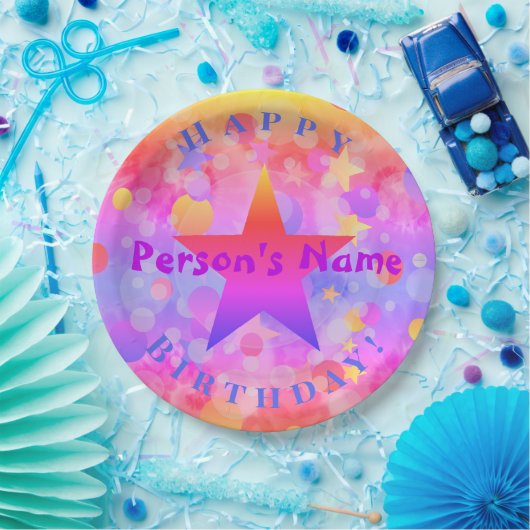 Birthday Party Borden Design HAMbyWG Papieren Bordje (Feest)