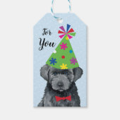 Birthday Party Bouvier des Flandres Gift Labels Cadeaulabel (Voorkant)