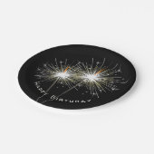 Birthday Party-brochures over Bord met zwart papie (Gekanteld)