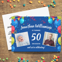 Birthday Party by Mail Verzend een Kaart Foto Coll