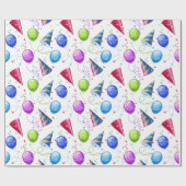 Birthday Party Cadeaupapier (Vlak)