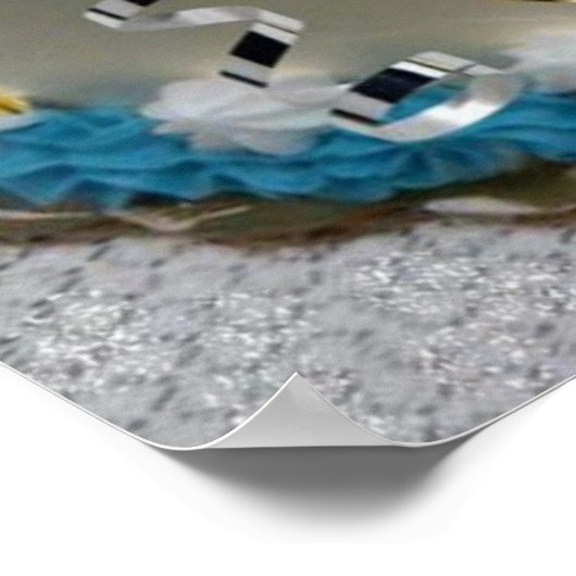 Birthday Party Cake Poster (Hoek)