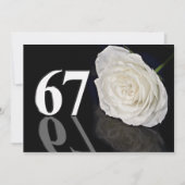 Birthday party call 67-jarige kaart (Voorkant)