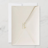 Birthday party call Art Deco, Woman, witte gol Kaart (Achterkant)