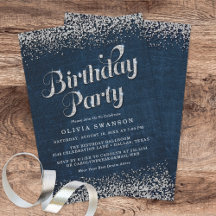 Birthday Party Chic Denim & Diamonds