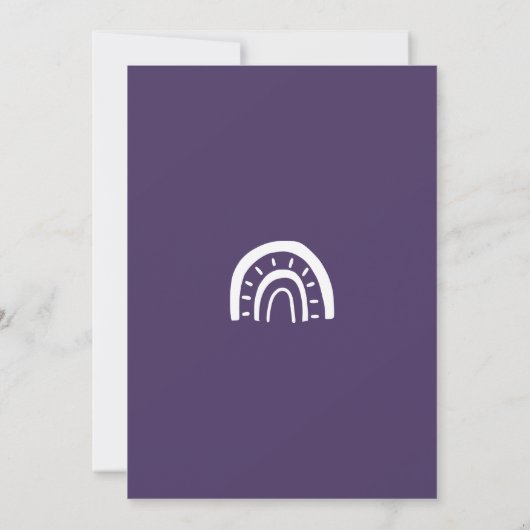 BIRTHDAY PARTY Child Rainbow (Achterkant)