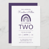 BIRTHDAY PARTY Child Rainbow (Voorkant / Achterkant)