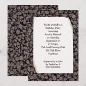 Birthday Party Chocolate Chips Kaart (Voorkant / Achterkant)