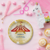 Birthday Party Circus Tent Papieren Bordje (Feest)