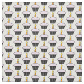 Birthday Party Cupcake Thlec Fabric Stof (Swatch)
