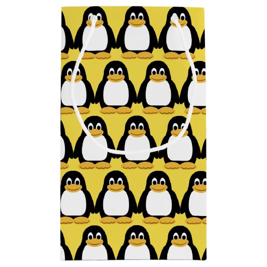 Birthday Party Cute Kinder Penquin Animal Zoo Klein Cadeauzakje (Achterkant)