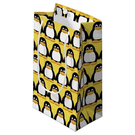 Birthday Party Cute Kinder Penquin Animal Zoo Klein Cadeauzakje (Voorkant Gekanteld)