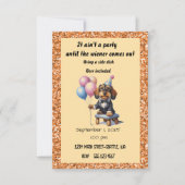 Birthday Party Dachshund Kaart (Voorkant)