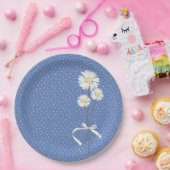 Birthday party daisy bouquet en stippen paper bord (Feest)