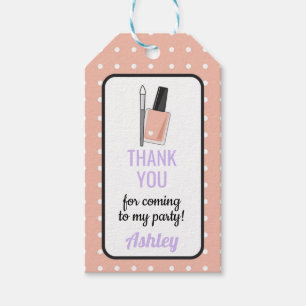 Birthday Party Dank je Labels Beauty Spa Pamper Cadeaulabel