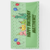 Birthday Party Dinos Spandoek (Verticaal)