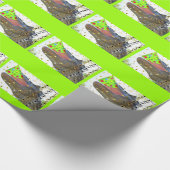Birthday Party Dinosaur Cadeaupapier (Hoek)