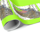 Birthday Party Dinosaur Cadeaupapier (Rol Hoek)