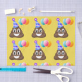 Birthday Party Emoji Poop Tissue Paper (geel) Tissuepapier (Craft)