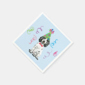 Birthday Party English Cocker Spaniel Napkins Servet (Hoek)