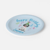 Birthday Party English Cocker Spaniel Paper Bord (Gekanteld)