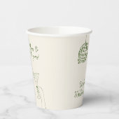 Birthday Party fancy retro disco ball Papieren Bekers (Links)