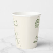 Birthday Party fancy retro disco ball Papieren Bekers (Rechts)