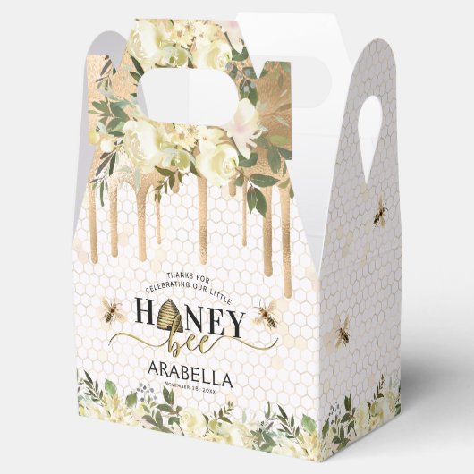 Birthday Party Favor Box Little Honey Bee Bedankdoosjes (Geopend)