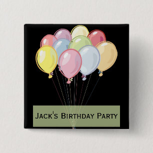 Birthday Party Favor Button
