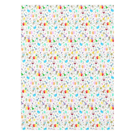 Birthday Party Favors Tafelkleed (Voorkant)