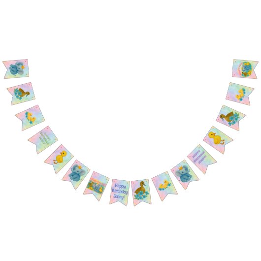 Birthday Party Flag Banner - Children's Parties  (Alle)