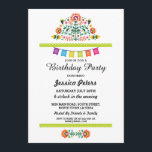 Birthday Party Floral Fiesta Mexican Invite 21 40 Kaart<br><div class="desc">uitnodiging van Fiesta Birthday Party. Verander eenvoudig de tekst om uw partij aan te passen. Afdruk achteraan inbegrepen. Zie overeenkomende objecten in het pakket Fiesta-Collectie</div>