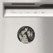 Birthday Party for Dad with Cake Magneet (Insitu (Vaatwasser))