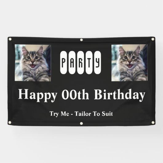 Birthday Party for Twins Spandoek (Horizontaal)