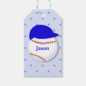 Birthday Party for Young Baseball Softball Fan Cadeaulabel (Voorkant)