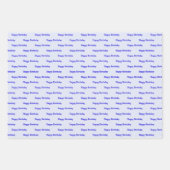 Birthday Party for Young Baseball Softball Fan Inpakpapier Vel (Voorkant 3)