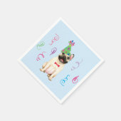 Birthday Party French Bulldog Napkins Servet (Hoek)