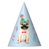 Birthday Party French Bulldog Party Pet Feesthoedjes (Voorkant)