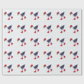 Birthday Party Fun Cute Seagull Bird Cadeaupapier (Vlak)