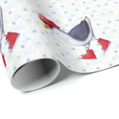 Birthday Party Fun Cute Seagull Bird Cadeaupapier (Rol Hoek)