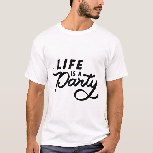 Birthday party Fun T-Shirt (Voorkant)